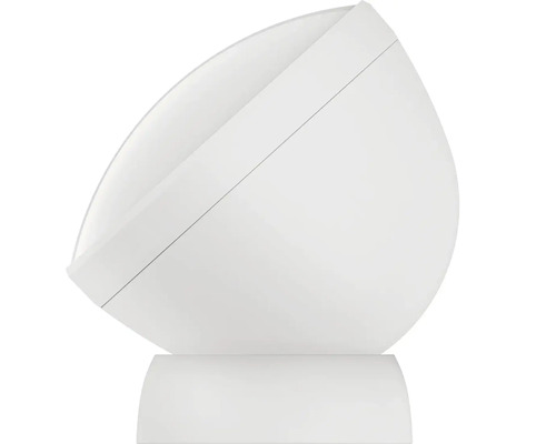 Bílá stolní lampa s moderním designem