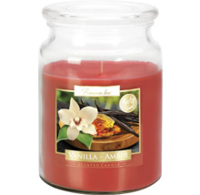 Vonná svíčka vanilka-ambra ve skle