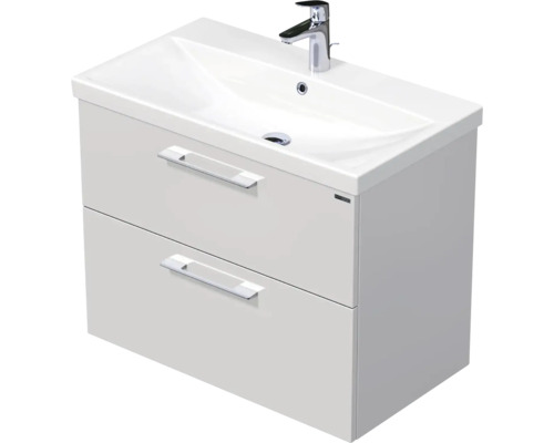Koupelnová skříňka s umyvadlem Intedoor SANTE bílá vysoce lesklá 80 x 65 x 45 cm SA 80 2Z A0016