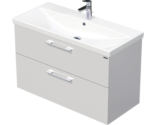Koupelnová skříňka s umyvadlem Intedoor SANTE bílá vysoce lesklá 100 x 65 x 45 cm SA 100 2Z A0016 Koupelnová skříňka s umyvadlem Intedoor SANTE bílá vysoce lesklá 100 x 65 x 45 cm SA 100 2Z A0016