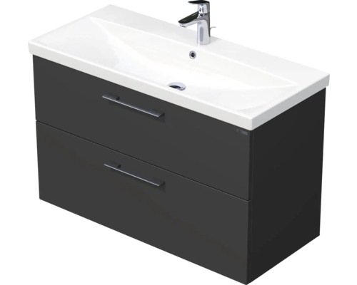 Koupelnová skříňka s umyvadlem Intedoor SANTE antracit matný 100 x 65 x 45 cm SA 100 2Z A3396 Koupelnová skříňka s umyvadlem Intedoor SANTE antracit matný 100 x 65 x 45 cm SA 100 2Z A3396