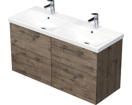 Koupelnová skříňka s umyvadlem Intedoor SANTE dub tmavý 120 x 65 x 45 cm SA 120D 4Z D370 Koupelnová skříňka s umyvadlem Intedoor SANTE dub tmavý 120 x 65 x 45 cm SA 120D 4Z D370