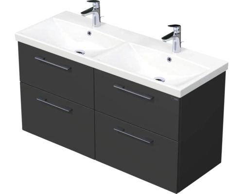 Koupelnová skříňka s umyvadlem Intedoor SANTE antracit matný 120 x 65 x 45 cm SA 120D 4Z A3396