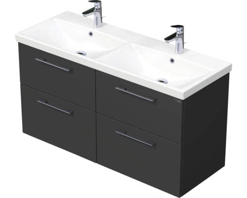 Koupelnová skříňka s umyvadlem Intedoor SANTE antracit matný 120 x 65 x 45 cm SA 120D 4Z A3396 Koupelnová skříňka s umyvadlem Intedoor SANTE antracit matný 120 x 65 x 45 cm SA 120D 4Z A3396