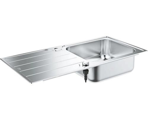 Nerezový dřez s odkapávací plochou