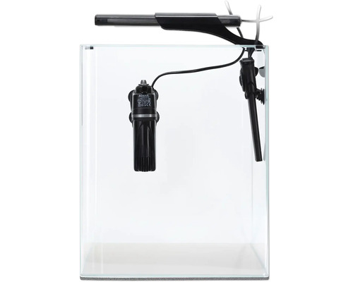 Akvárium s filtrem a osvětlením