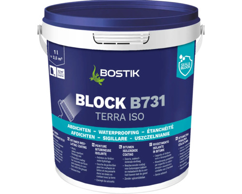 Bitumenová izolační barva Bostik B731 1l