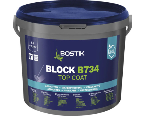 Bitumenová střešní barva Bostik B734 5l