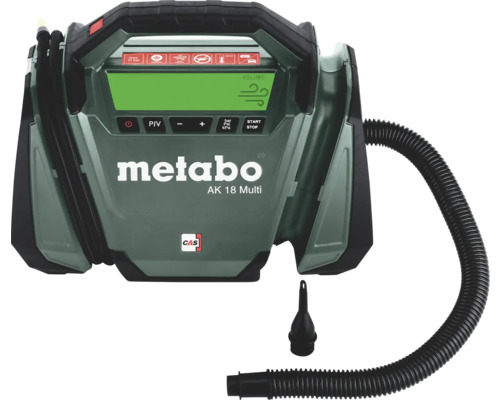 Akumulátorový kompresor Metabo AK 18 Multi s hadicí a tryskou