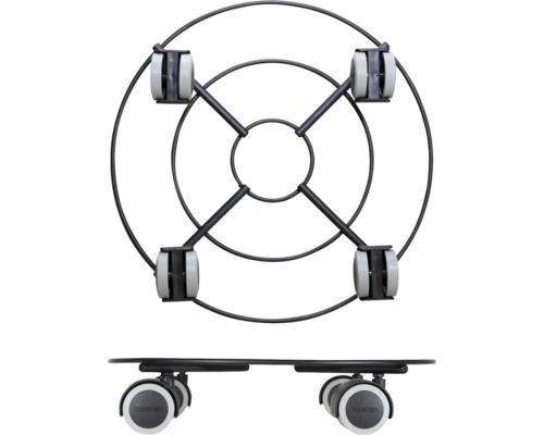 Podložka pod květináč s kolečky