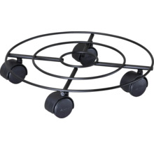 Květinový vozík z kovu s kolečky