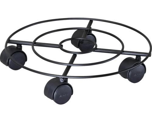 Květinový vozík z kovu s kolečky