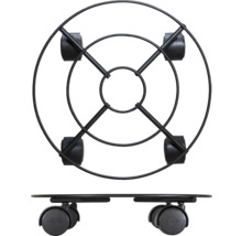 Kovový vozík na rostliny s kolečky