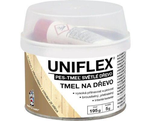 Tmel Uniflex PES dřevo 0,2kg světlé dřevo