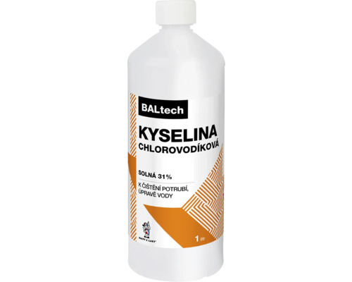 Kyselina solná 1litr Kyselina solná 1litr