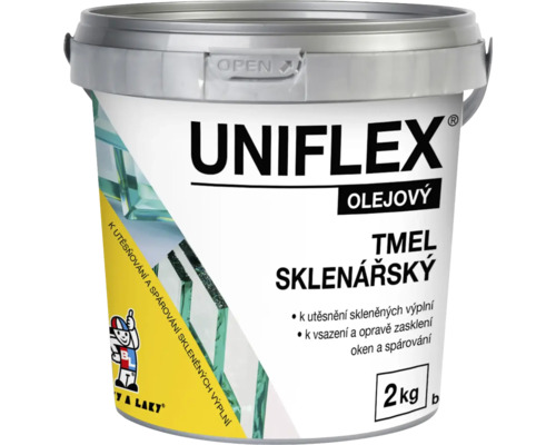 Sklenářský tmel Uniflex 2 kg