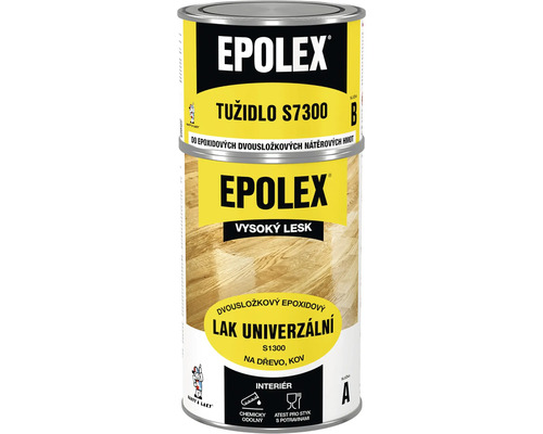 Epoxidový lak Epolex S1300 lesklý dvousložkový + tužidlo 840 g