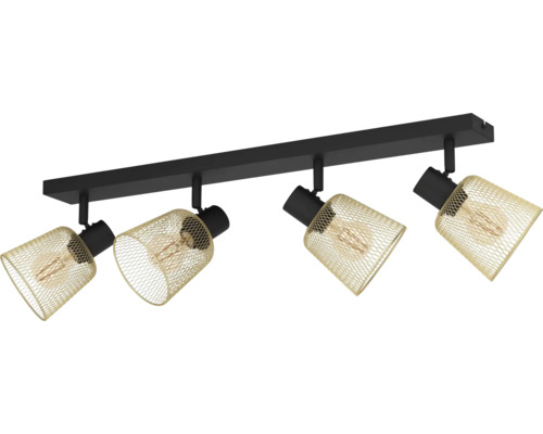 Bodové osvětlení Eglo 900695 COSLADA E27 4x40W černé/mosaz Bodové osvětlení Eglo 900695 COSLADA E27 4x40W černé/mosaz