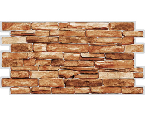 PVC panel na stěnu Redsish stone 98x50cmx0,4mm