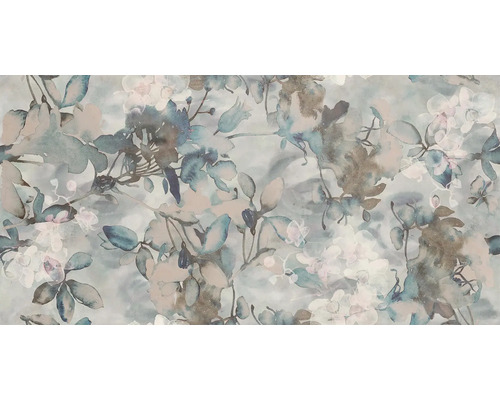 Dekor k obkladu květovaný vzhled WALLART jamie 60 x 120 cm Tapeta s květinovým vzorem