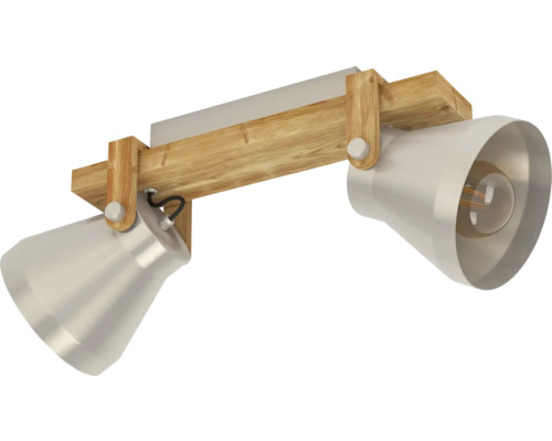 Bodové osvětlení Eglo 43949 CAWTON E27 2x40W hnědé Bodové osvětlení Eglo 43949 CAWTON E27 2x40W hnědé