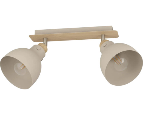 Bodové osvětlení Eglo 900712 ARRECIFE E27 2x28W hnědé/matný nikl Bodové osvětlení Eglo 900712 ARRECIFE E27 2x28W hnědé/matný nikl