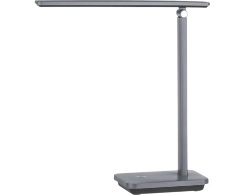 LED stolní lampa Eglo 900957 INIESTA 3,6W 360lm 3000-6500K šedá/černá s USB-C