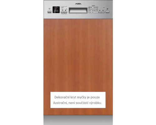 Myčka nádobí Mora s ovládacím panelem