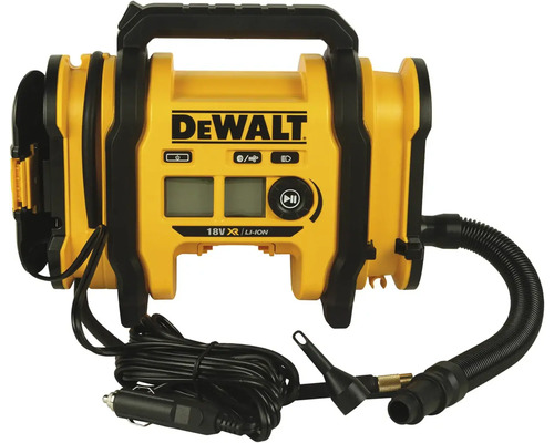 Akumulátorová vzduchová pumpa DeWalt s digitálním displejem