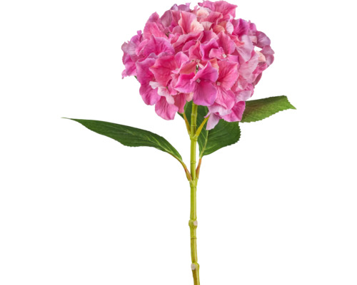 Umělá rostlina hortenzie 66 cm růžová