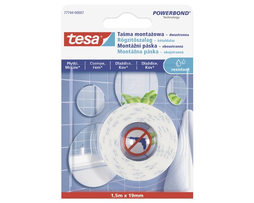 Montážní páska Tesa Powerbond Technology, 1,5 metru krát 19 milimetrů