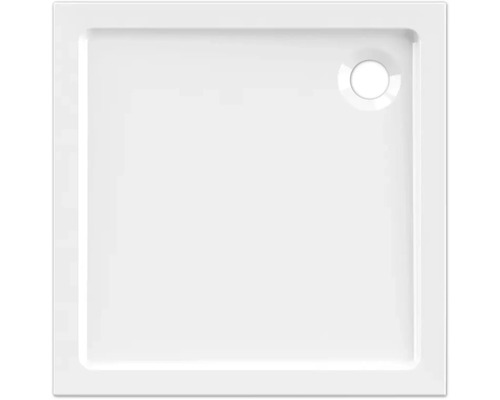 Čtvercová sprchová vanička ze sanitárního akrylátu