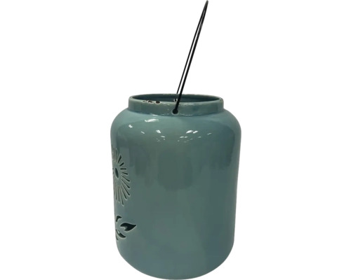 Keramická lucerna se vzorem a držadlem