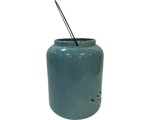 Dekorativní keramická závěsná lampa se vzorem