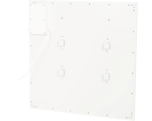 Zadní strana topné desky s montážním zařízením a připojovací krabicí