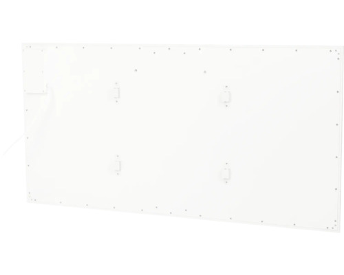 Zadní strana topného panelu s montážním materiálem