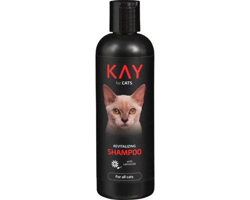 Šampon pro kočky KAY for CATS pro obnovu srsti 250 ml Láhev KAY Revitalizační šampon pro kočky