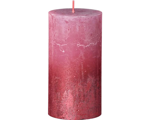 Svíčka válec rustikální Bolsius Rustic Sunset 68 x 130 mm Ash Rose + Red