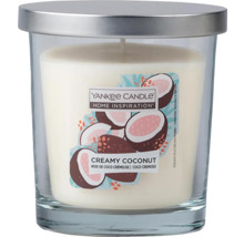 Yankee Candle Home Inspiration vonná svíčka, Creamy Coconut ve skle s víčkem