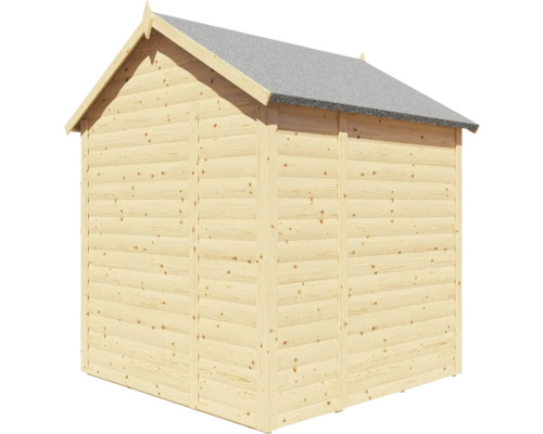 Zahradní domek ze dřeva se střešní lepenkou