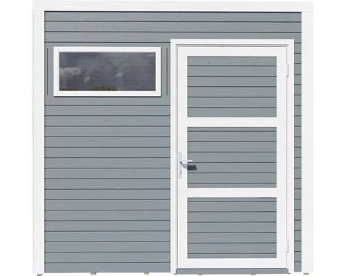 Zahradní domek s oknem a dveřmi