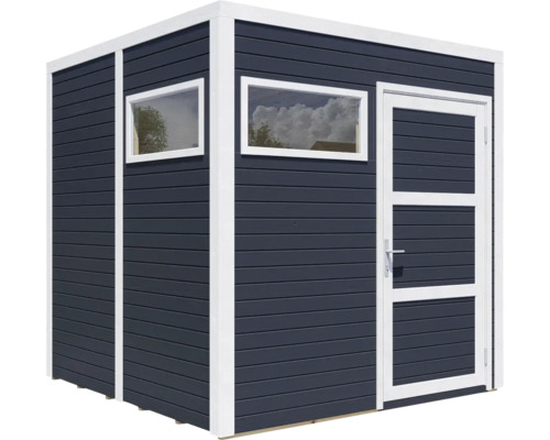 Zahradní domek s okny a dveřmi