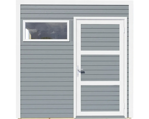 Zahradní domek s dveřmi a oknem