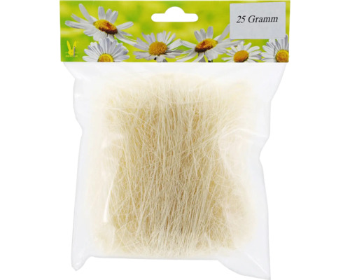 Dekorační vlna v sáčku 25 g Balení obsahuje 25 gramů dřevité vlny