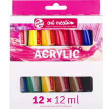 Sada akrylových barev Art Creation s dvanácti tubami po dvanácti mililitrech