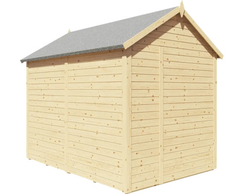 Dřevěný zahradní domek s bitumenovou střechou