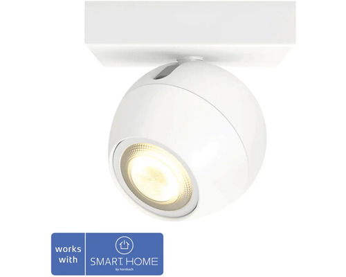 LED bodové osvětlení Philips HUE 50471/31/P9 Buckram 5W 350lm 2200-6500K bílé - kompatibilní se SMART HOME by hornbach
