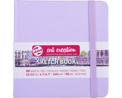 Artcreation Sketchbook Fialová 12x12 cm