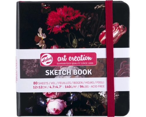 Artcreation Sketchbook Květiny 12x12 cm