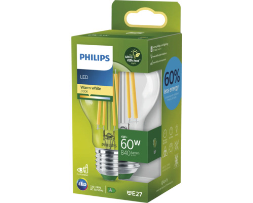 Žárovka Philips LED teplá bílá, 4 W, patice E27